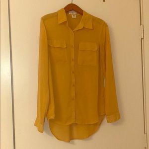 Long Sleeve Mustard Shirt